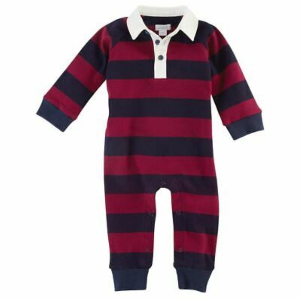 Mud Pie toddler boy rugby overall